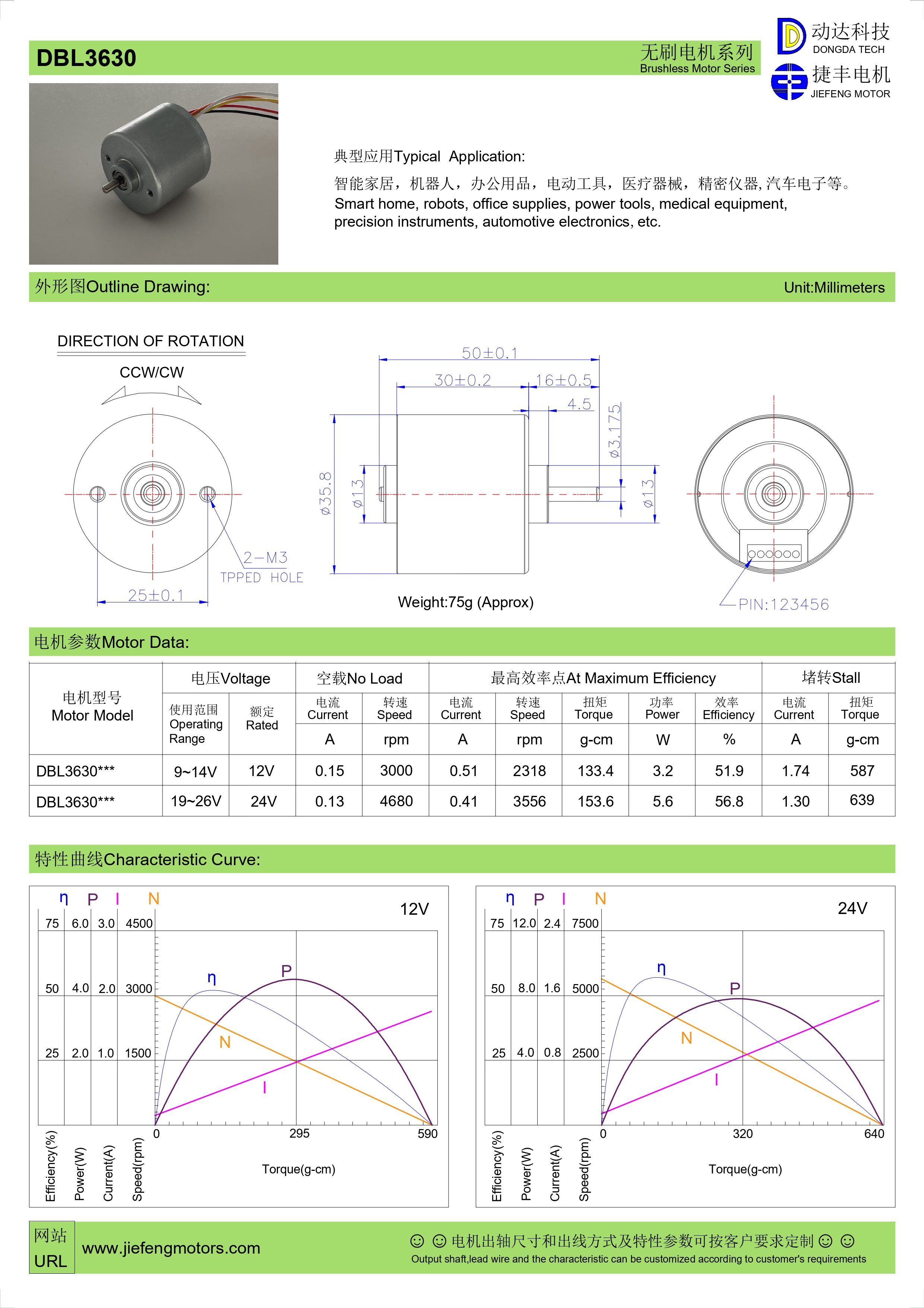 Motor BLDC
